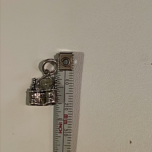 Sterling Silver Vanity Charm with Split Ring - Picture 5 of 5